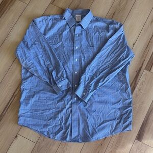 Brooks Brothers Madison Casual Blue Plaid Button Down Shirt